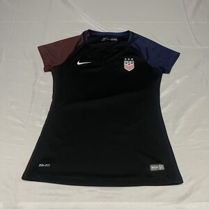 Nike USA 2016 Away Soccer Jersey USMNT Black Womens Size Small World Cup